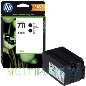 Набор картриджей HP 711 Dual pack (P2V31A) картинка 3